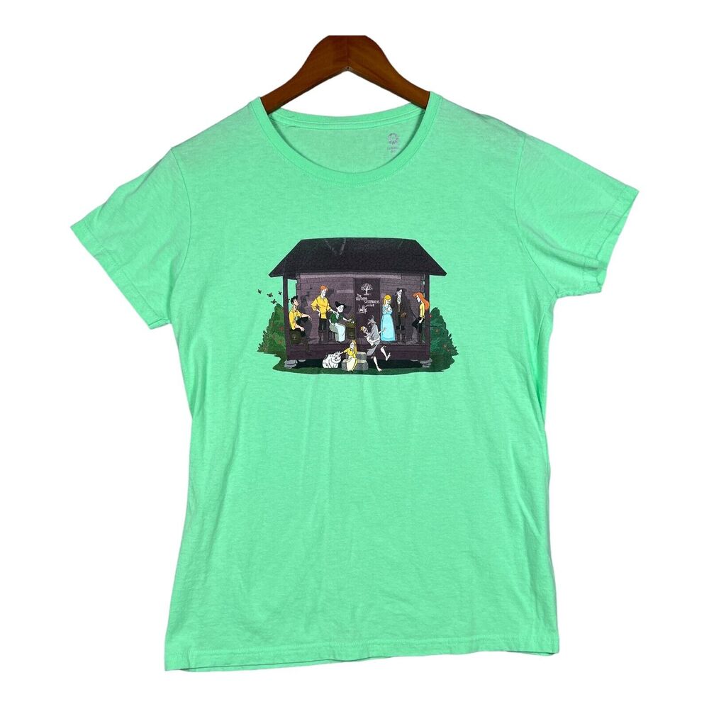 The Southern Sassenachs 2018 Mint Folk Rock Band Tour Green Tee T-shirt M